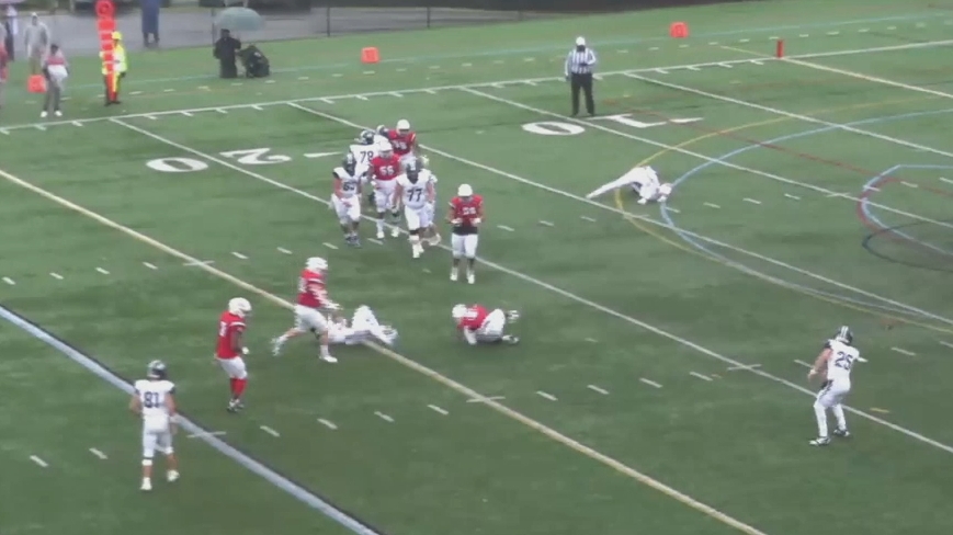 Haley Van Voorhis becomes first woman non-kicker to play in CFB game