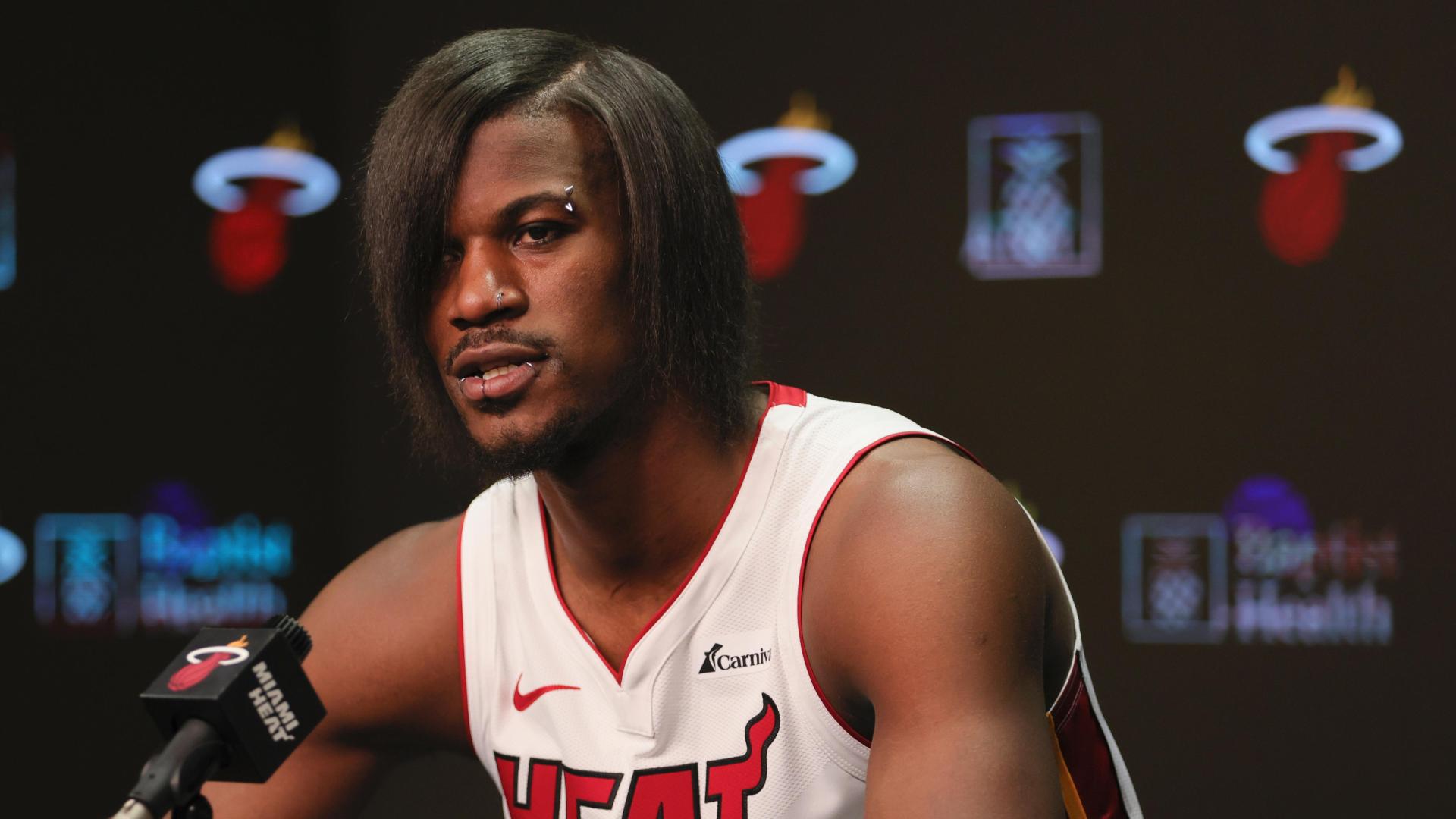 Jimmy Butler explains new hairstyle, predicts a Heat title