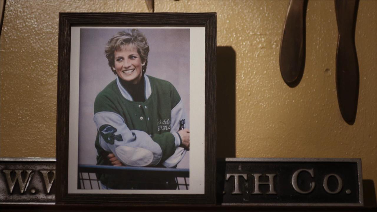 The story behind Princess Diana's Eagles jacket