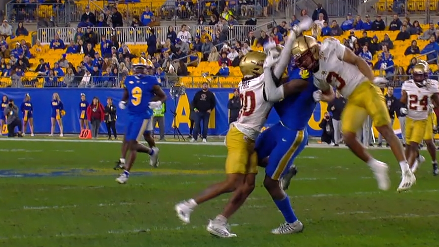 BC's Khari Johnson ejected for targeting