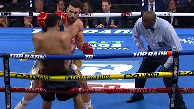 Guido Vianello wins via TKO after relentless beating