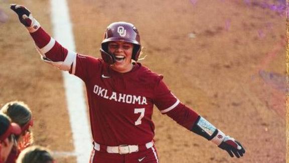 Kinzie Hansen's walk-off HR seals it for Oklahoma