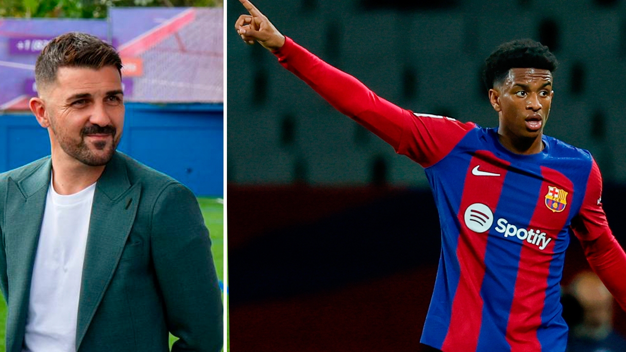 David Villa destaca el gran talento de Alejandro Balde como jugador del Barcelona