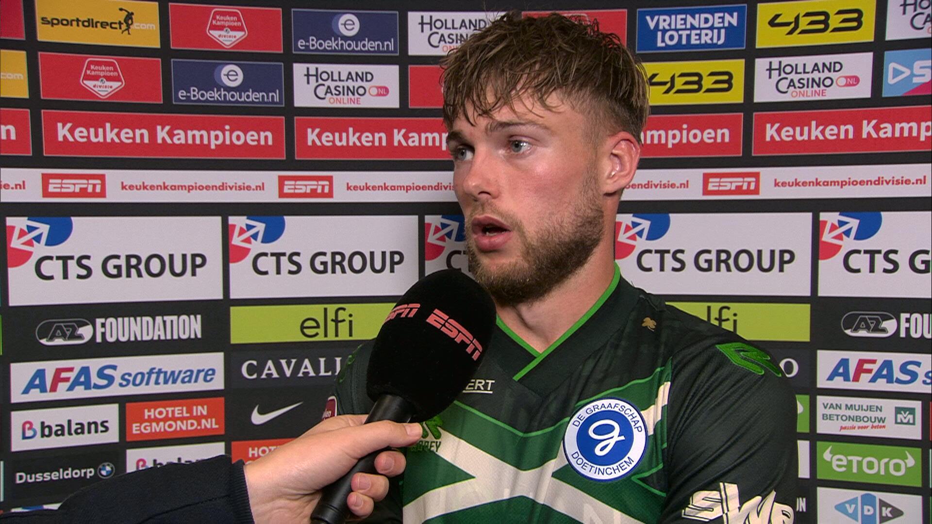 Van der Heide blij met eerste treffer: "Was een lekkere goal"