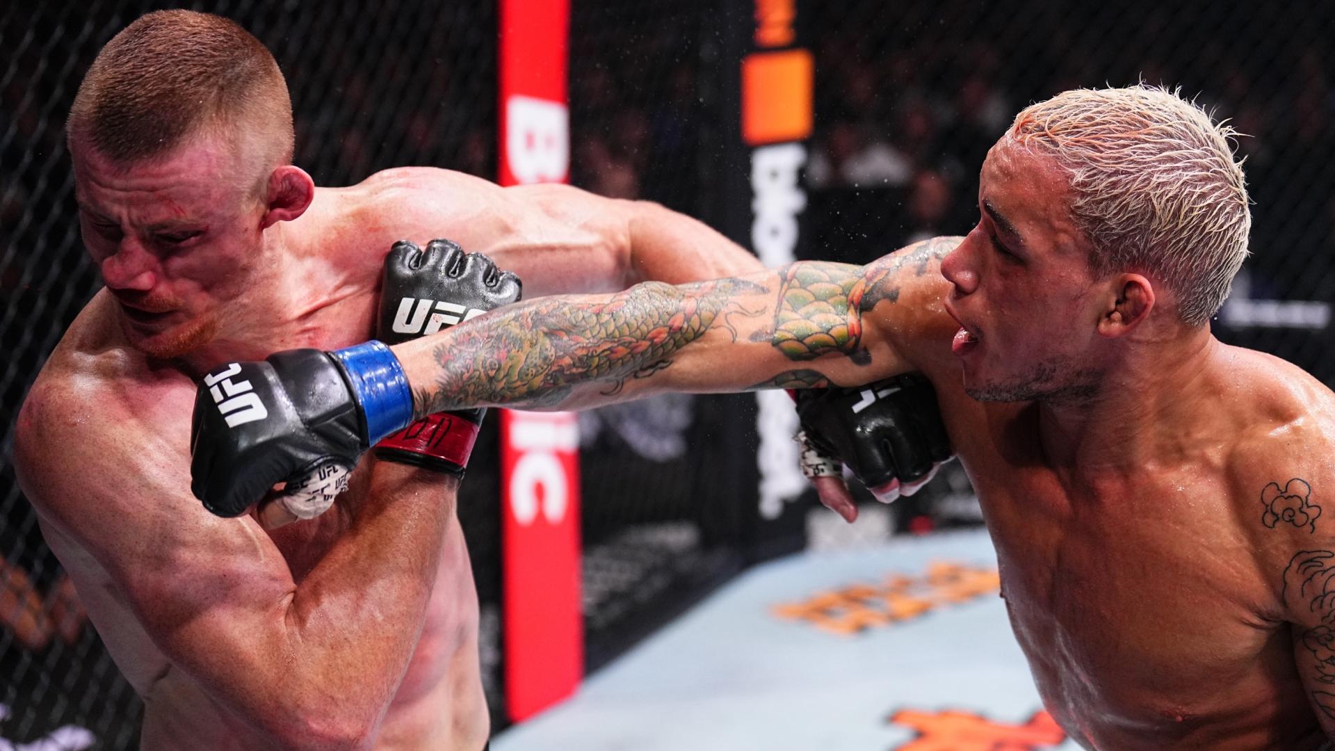 Bryan Battle picks up TKO win after flurry of punches
