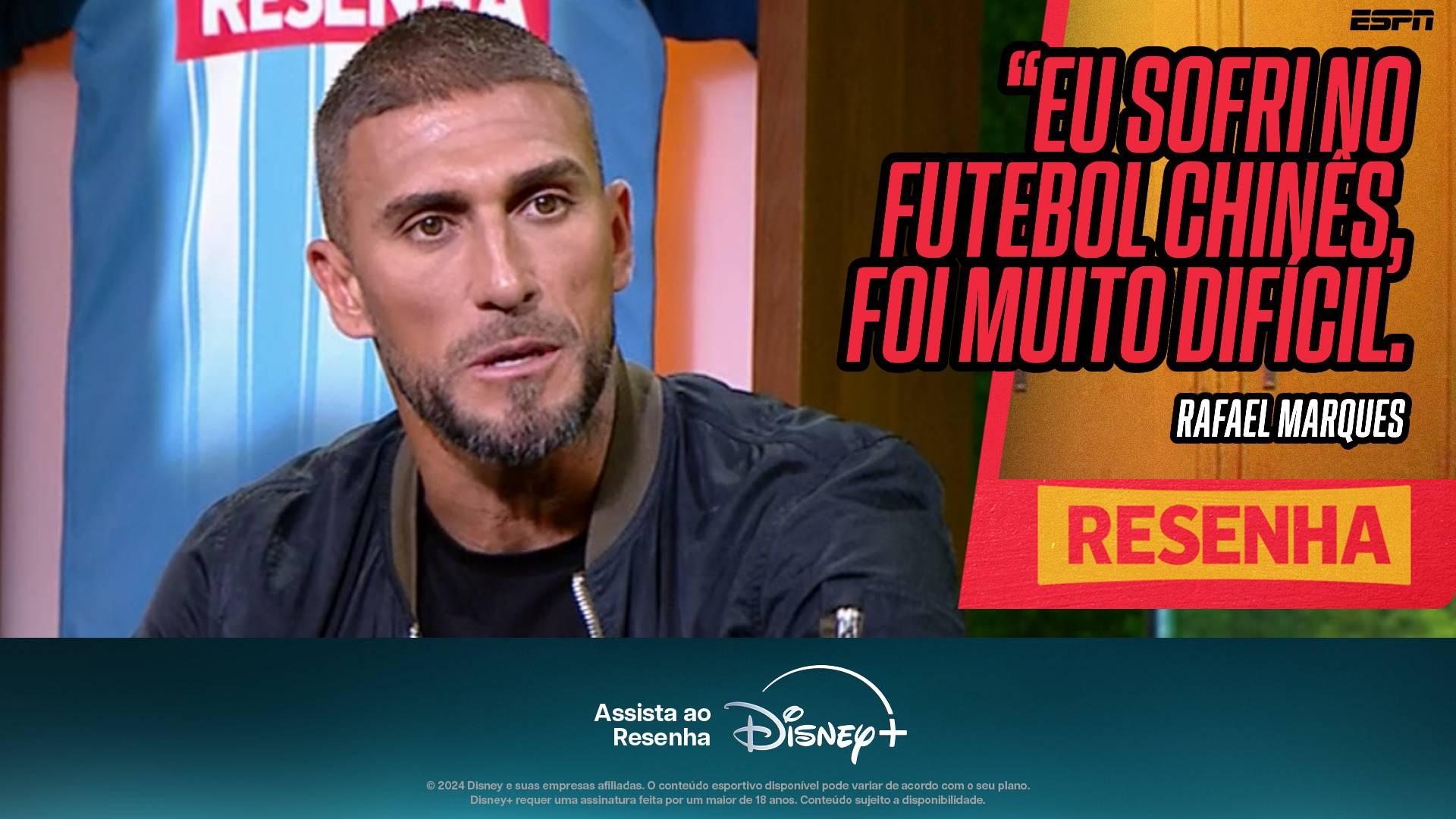 Rafael Marques abre o jogo sobre passagem no futebol chinês: 'Sofri muito'; VEJA