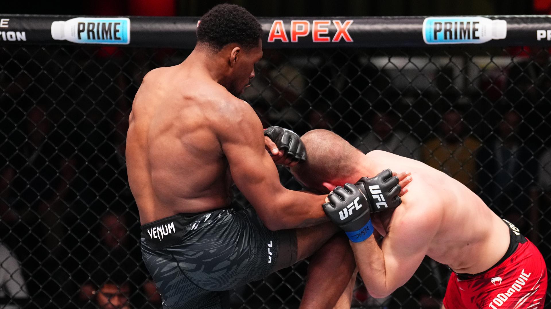 Imagem ilustrativa sobre Mansur Abdul-Malik atropela Kauê Fernandes com nocaute relâmpago no UFC 330