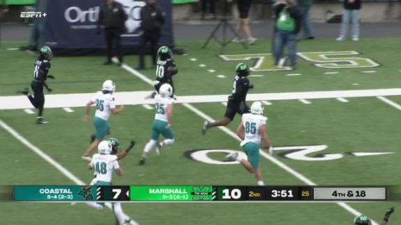 Coastal Carolina Chanticleers vs. Marshall Thundering Herd: Full ...