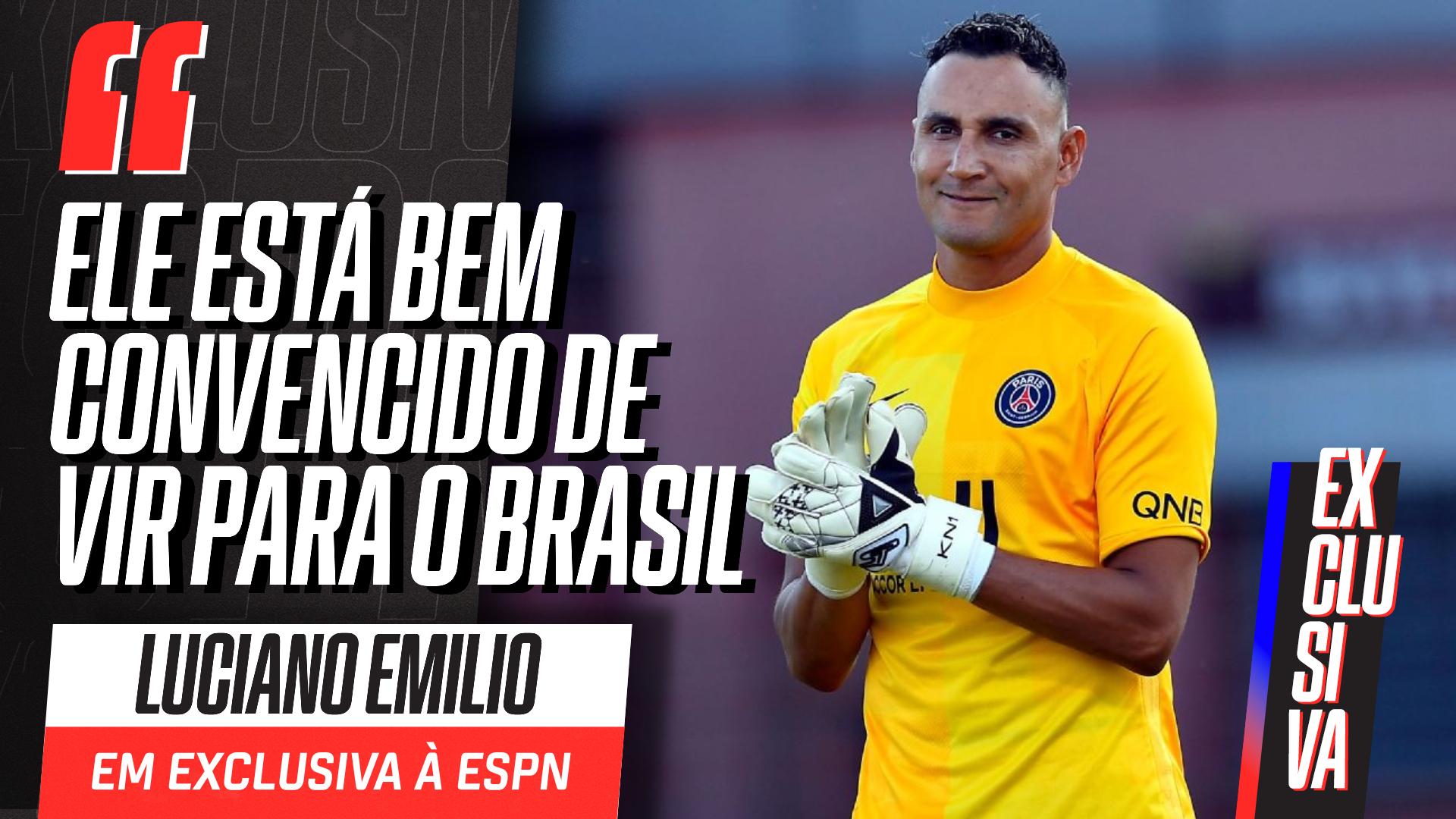 'Keylor Navas tem um desejo muito grande de jogar no Brasil', diz empresário sobre negociação com o Grêmio