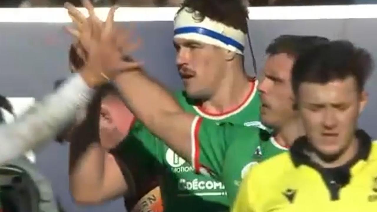 Facundo Bosch sacó provecho del gran empuje colectivo y apoyó para Bayonne