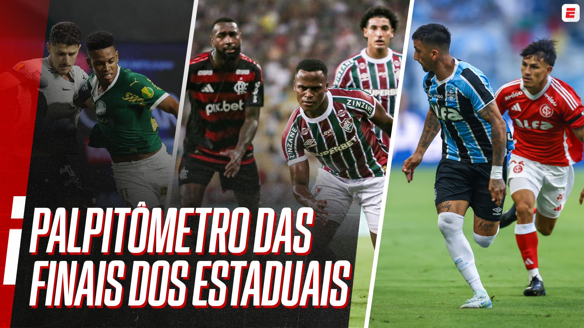 Fla-Flu, Gre-Nal e mais: VEJA o palpitômetro da ESPN para as finais dos Estaduais