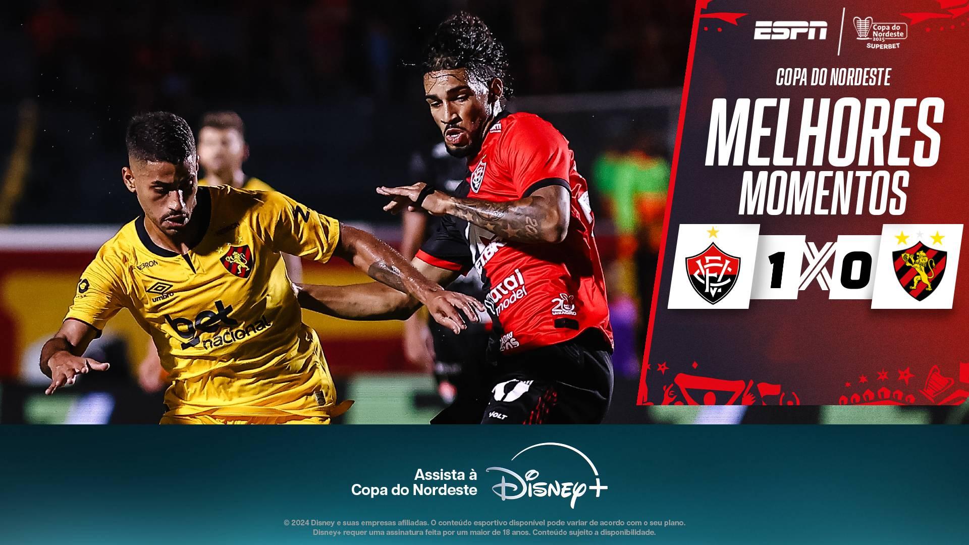 Vitória vence o Sport e garante classificação na Copa do Nordeste; VEJA como foi