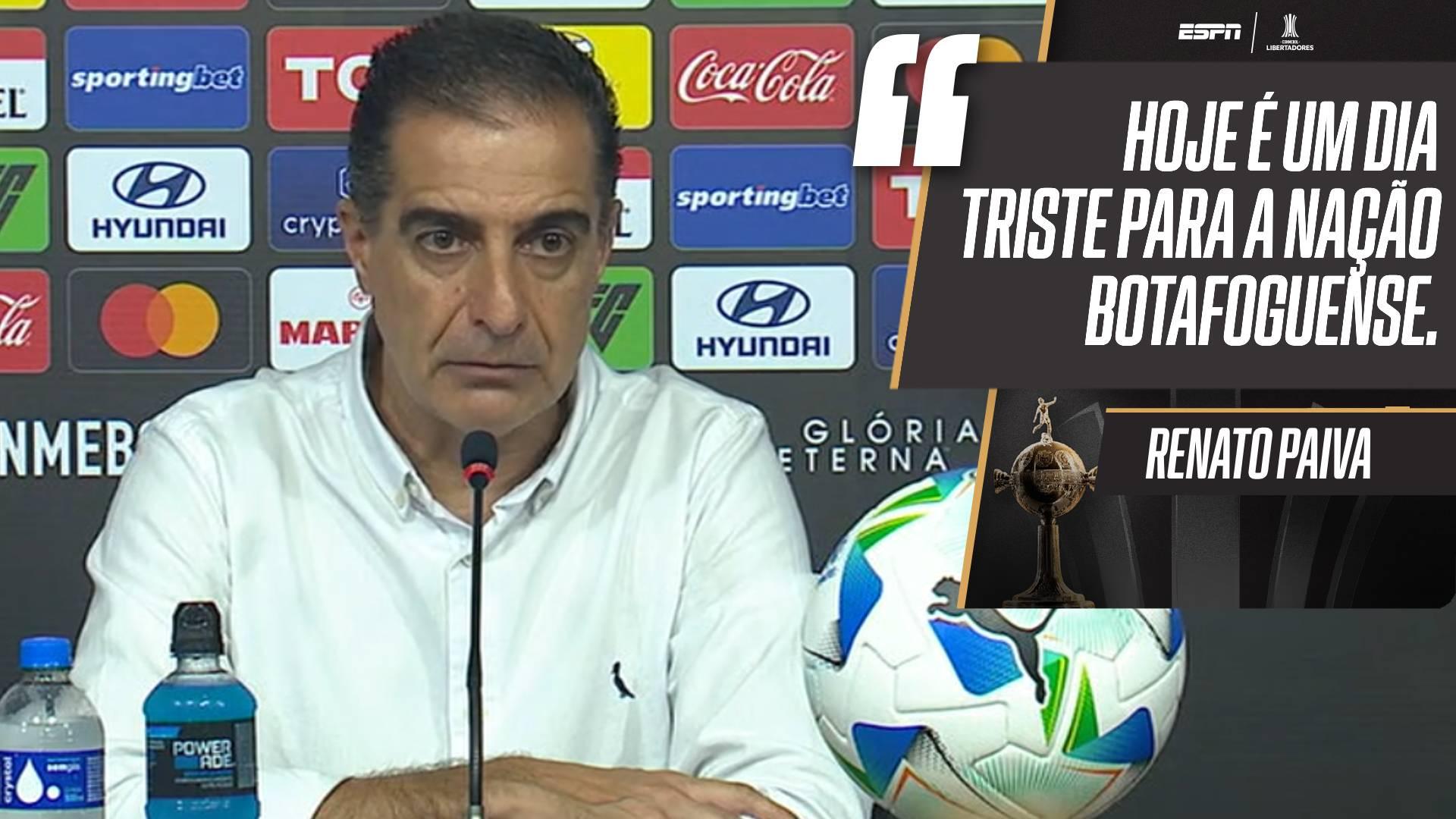 Renato Paiva dedica vitória do Botafogo na Libertadores a Manga: 'Marcou uma geração'