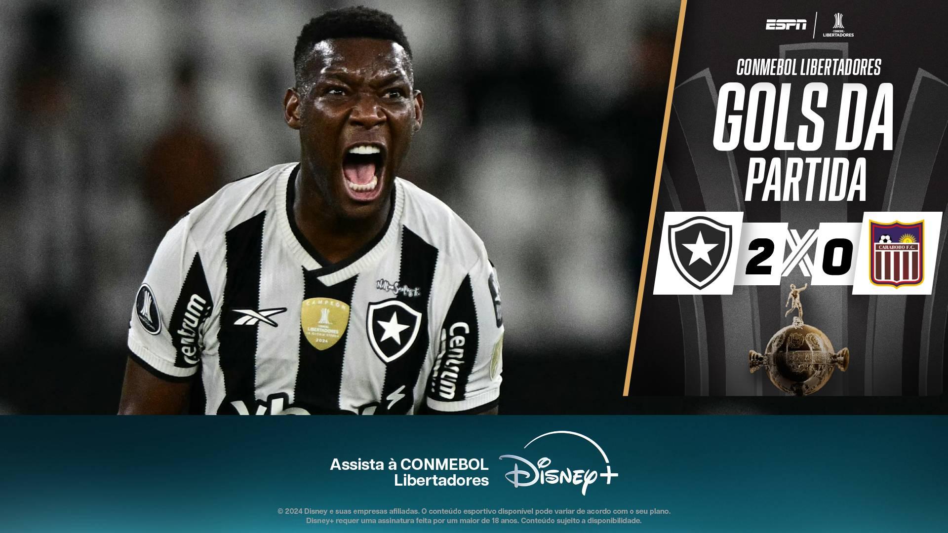 Patrick de Paula e Matheus Martins decidem, e Botafogo bate o Carabobo na Libertadores; VEJA como foi