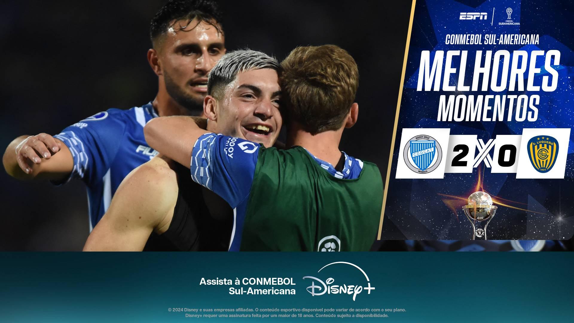 Pelo grupo do Grêmio, Godoy Cruz bate Sportivo Luqueño e segue 100% na Sul-Americana; VEJA
