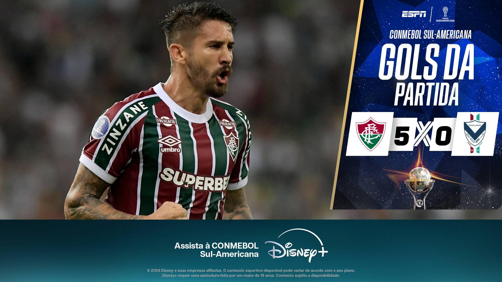 Everaldo em noite de Fred, Cano predestinado e mais: os gols do passeio do Fluminense na Sul-Americana