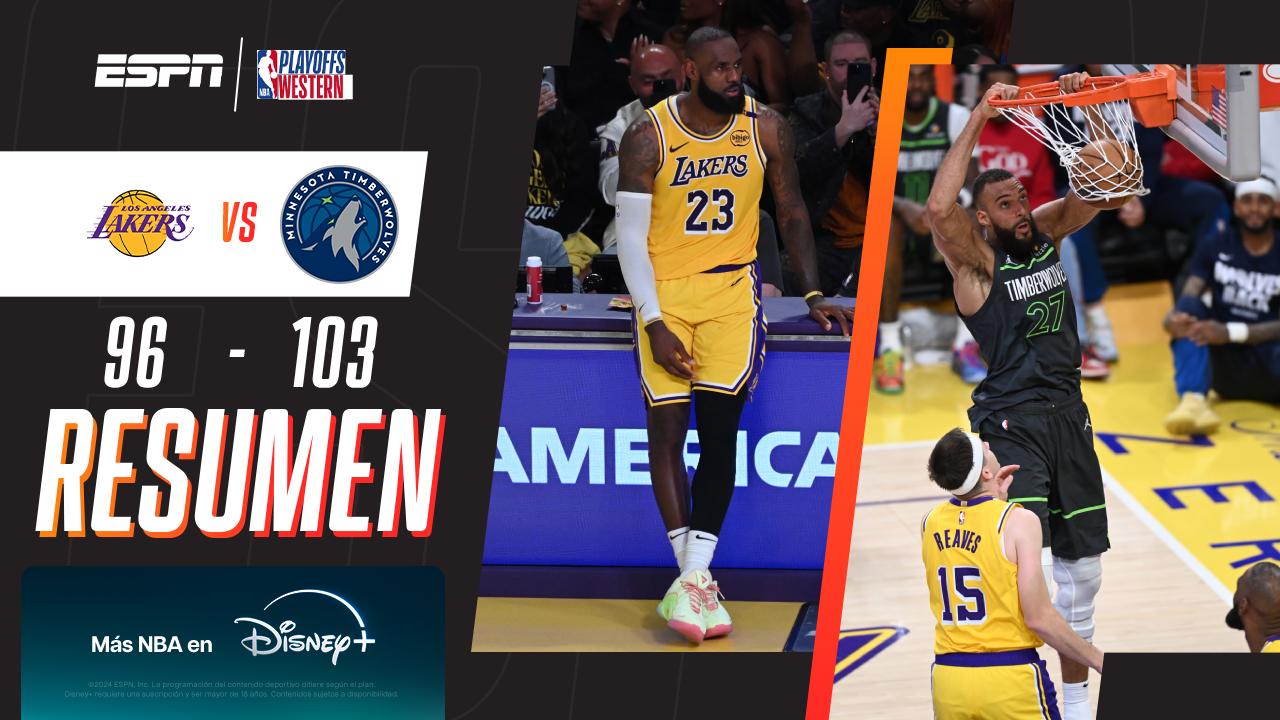 Timberwolves cumplen y sentencian eliminación de Lakers