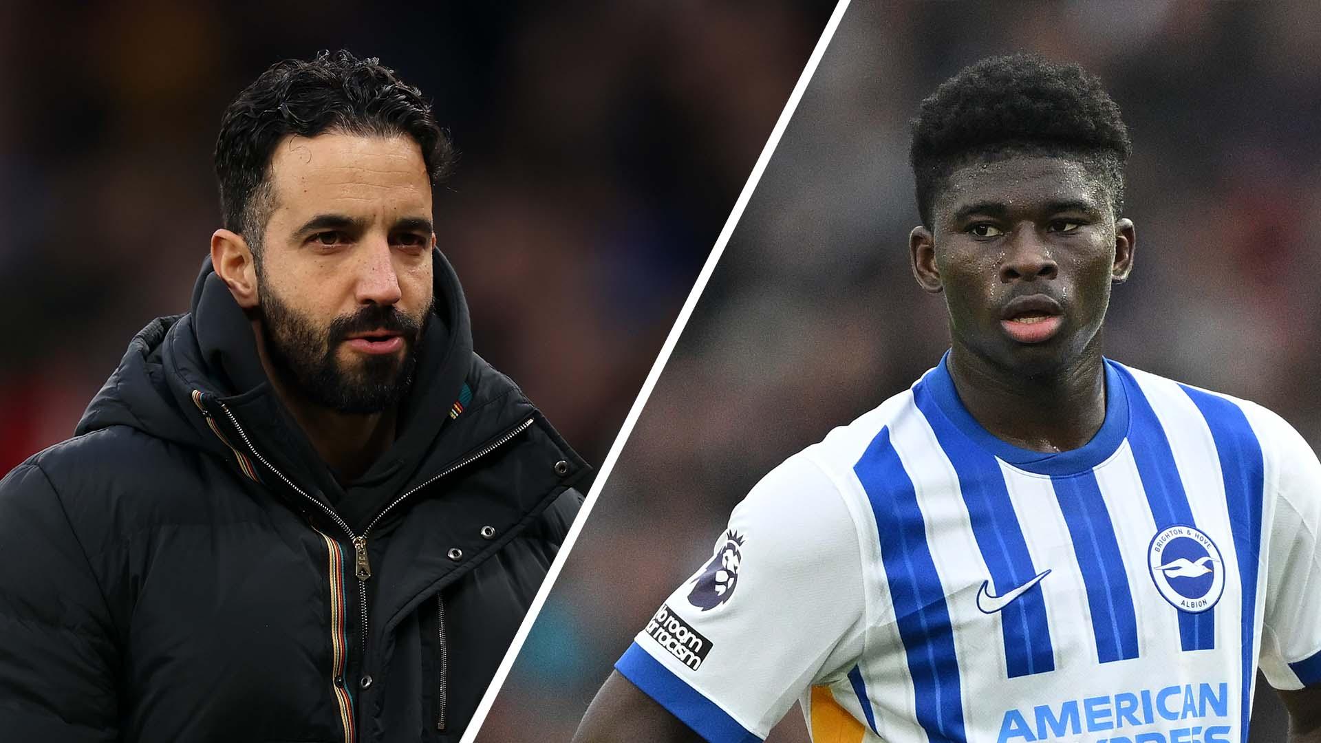 Carlos Baleba กองกลาง Brighton ที่ตกเป็นข่าวกับ Manchester United