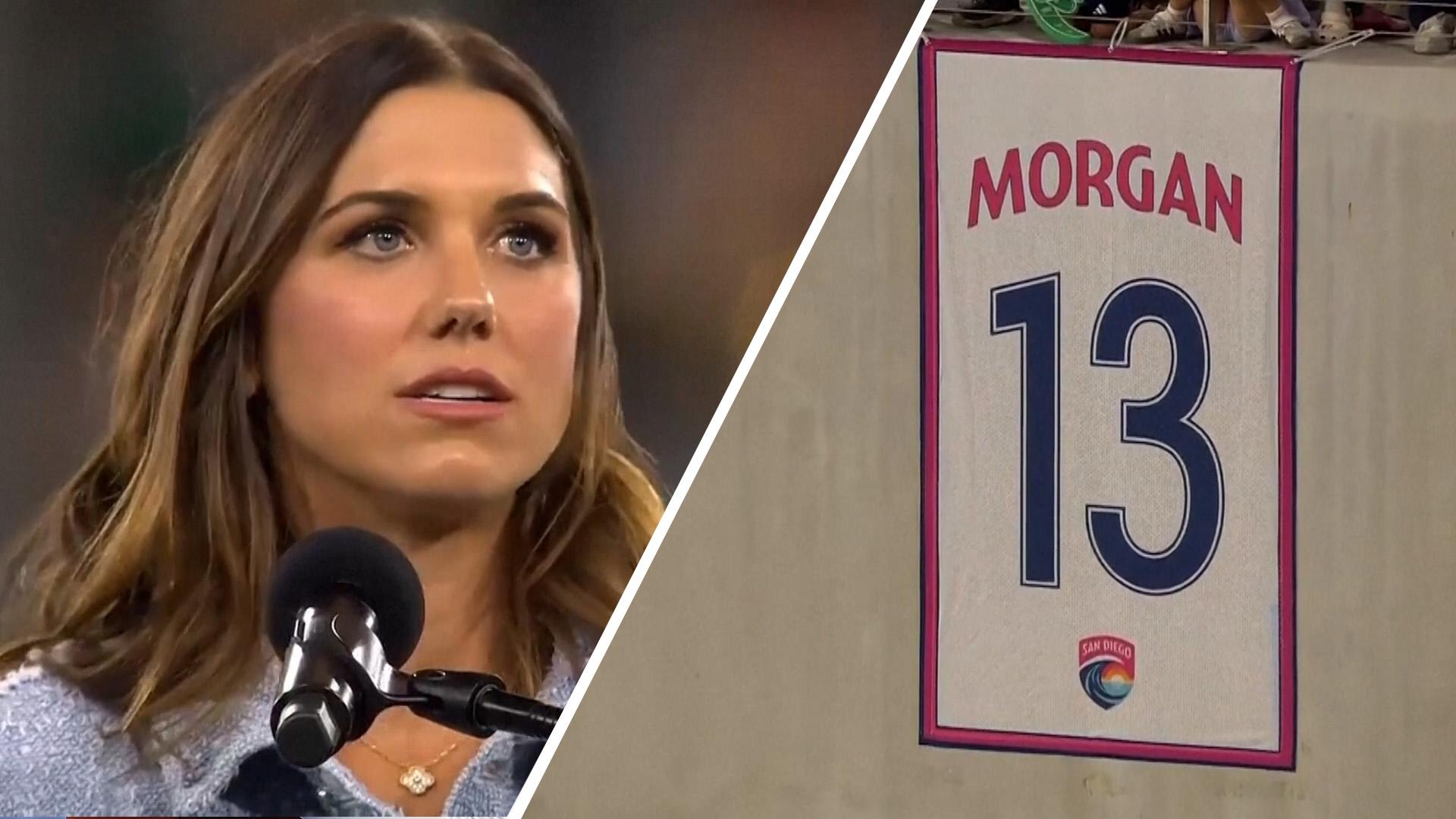 Morgan reflects on 'impossible' dream playing soccer