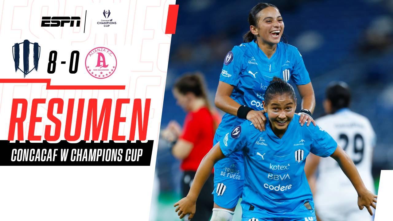 Goleada escandalosa de Rayadas a Alianza con actuación sobresaliente de Alice Soto