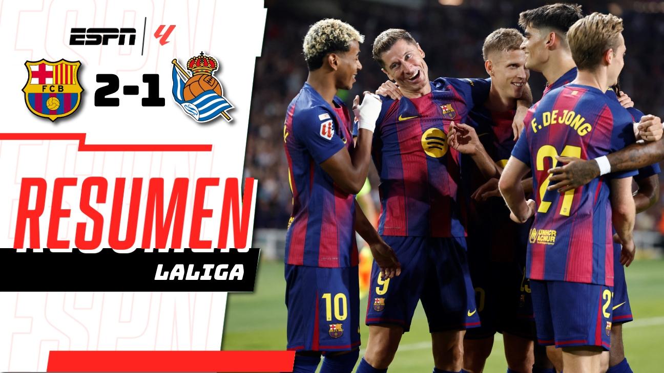 Barcelona remonta, desplaza al Real Madrid y es nuevo líder de LaLiga