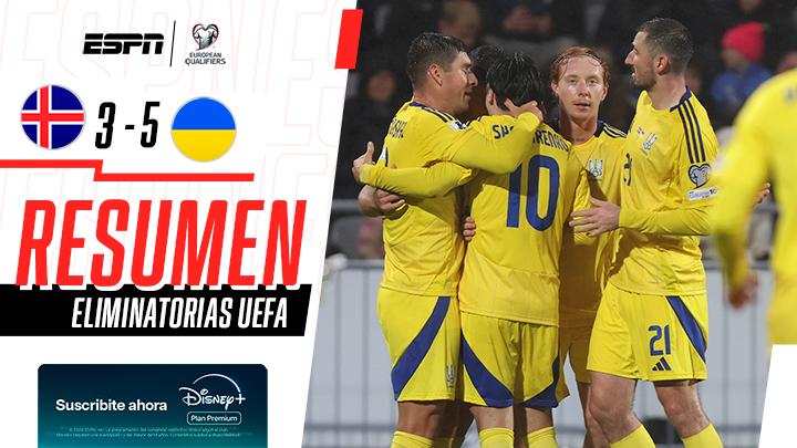 Ucrania se llevó un partidazo ante Islandia