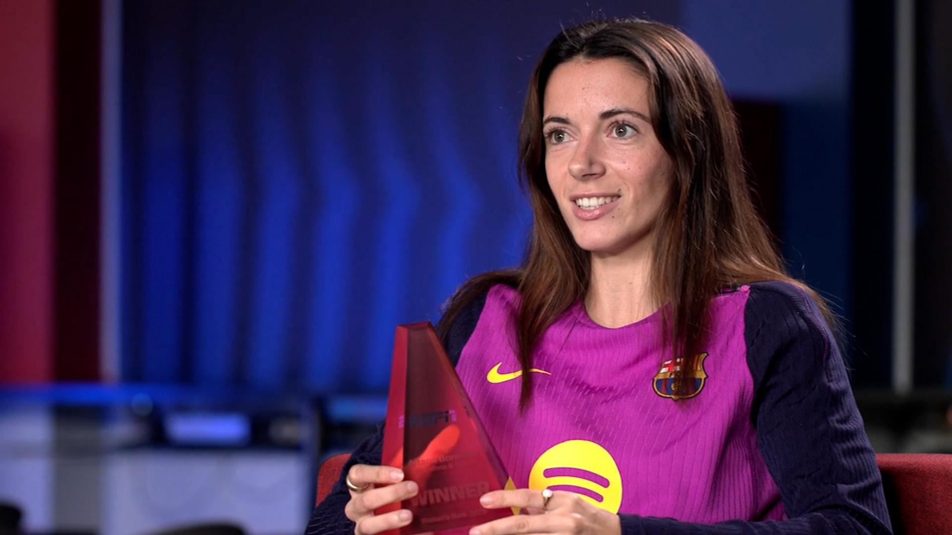 Aitana Bonmatí 'grateful' to win ESPN FC Women's Rank
