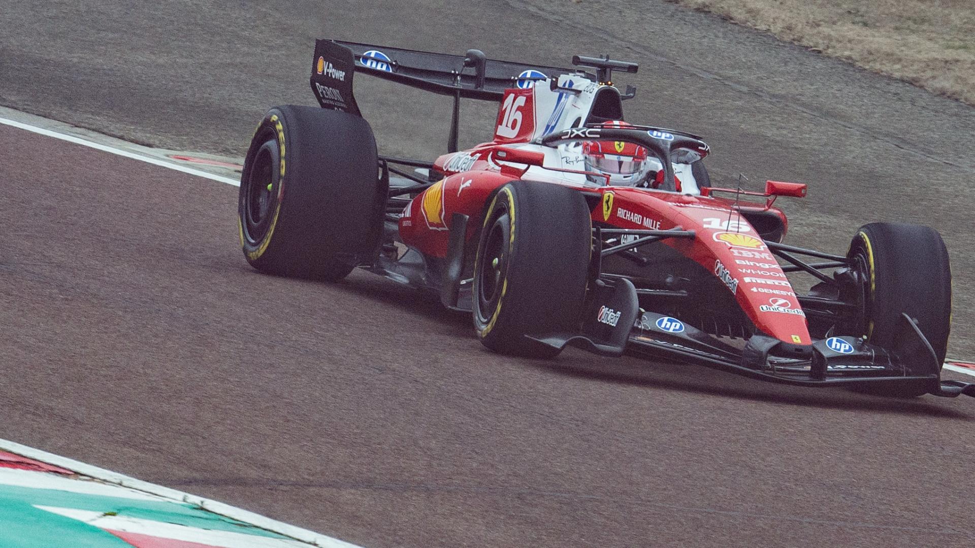 Hamilton & Leclerc take Ferrari's SF-26 out on track