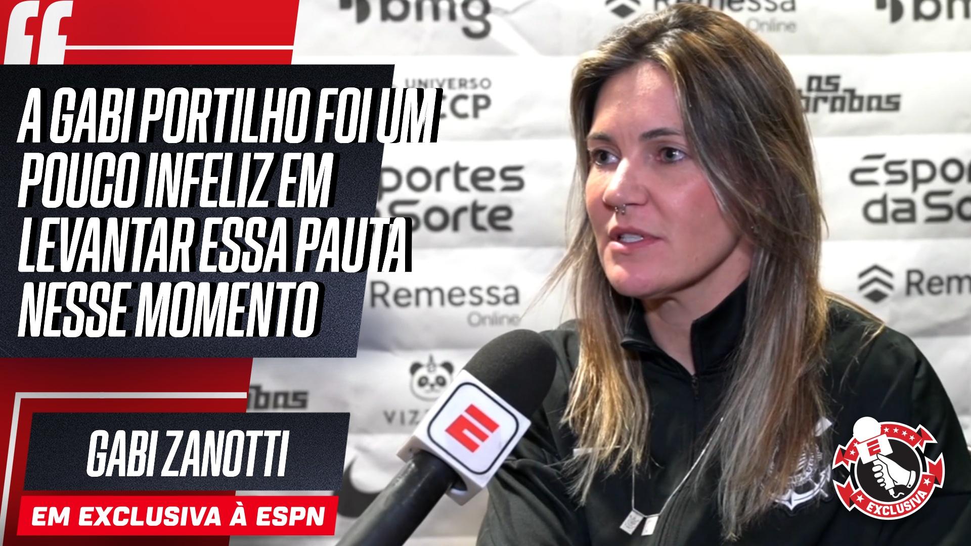 Gabi Zanotti rebate declaração de Gabi Portilho após classificação do Corinthians para a final do Mundial: 'Foi um pouco infeliz'