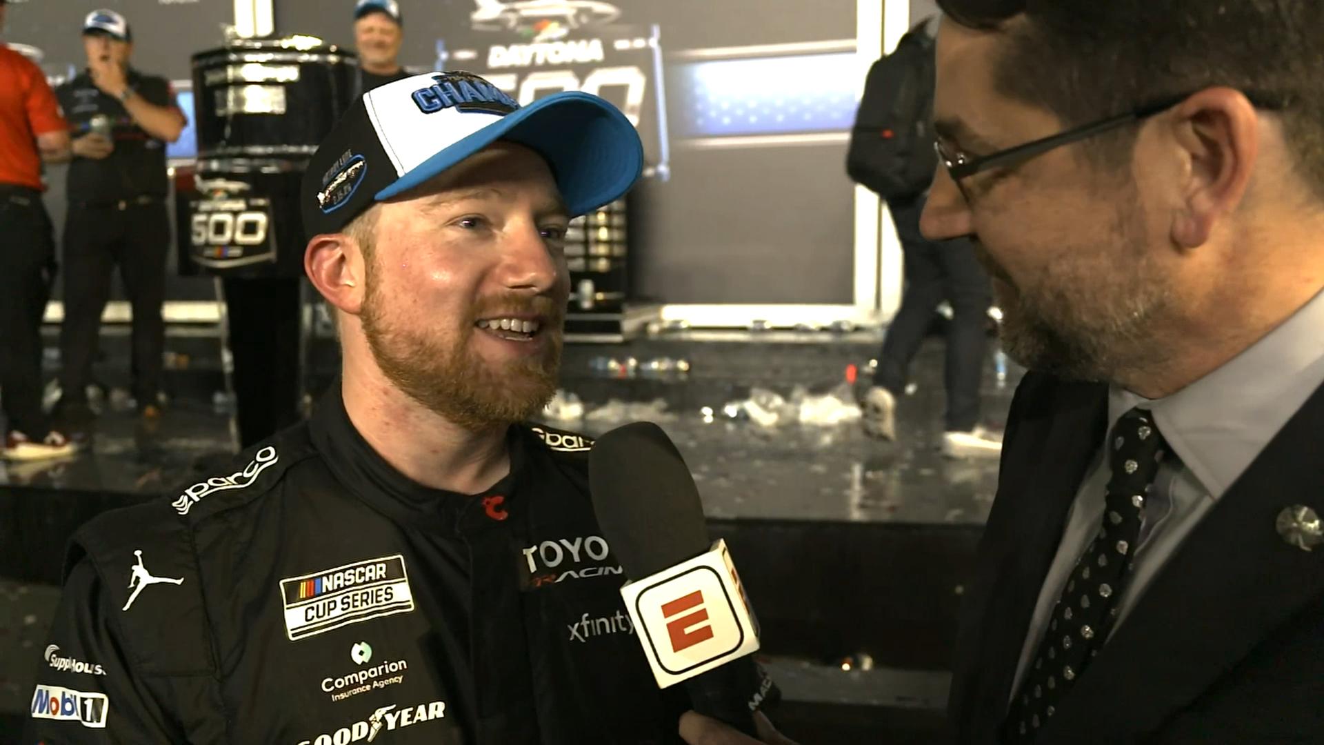 Reddick recaps final lap of Daytona 500 win: 'Some things went my way'