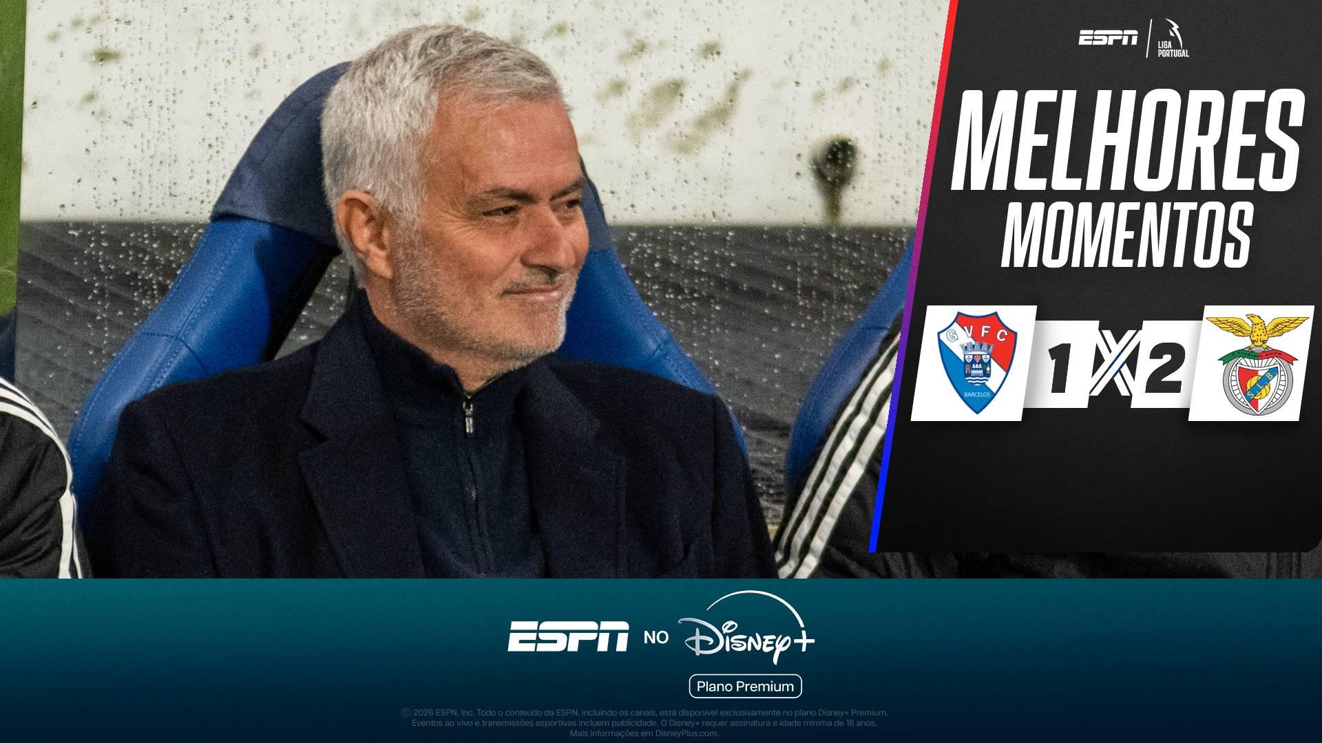 Benfica se impõe fora de casa, bate o Gil Vicente e se recupera após eliminação na Champions; VEJA