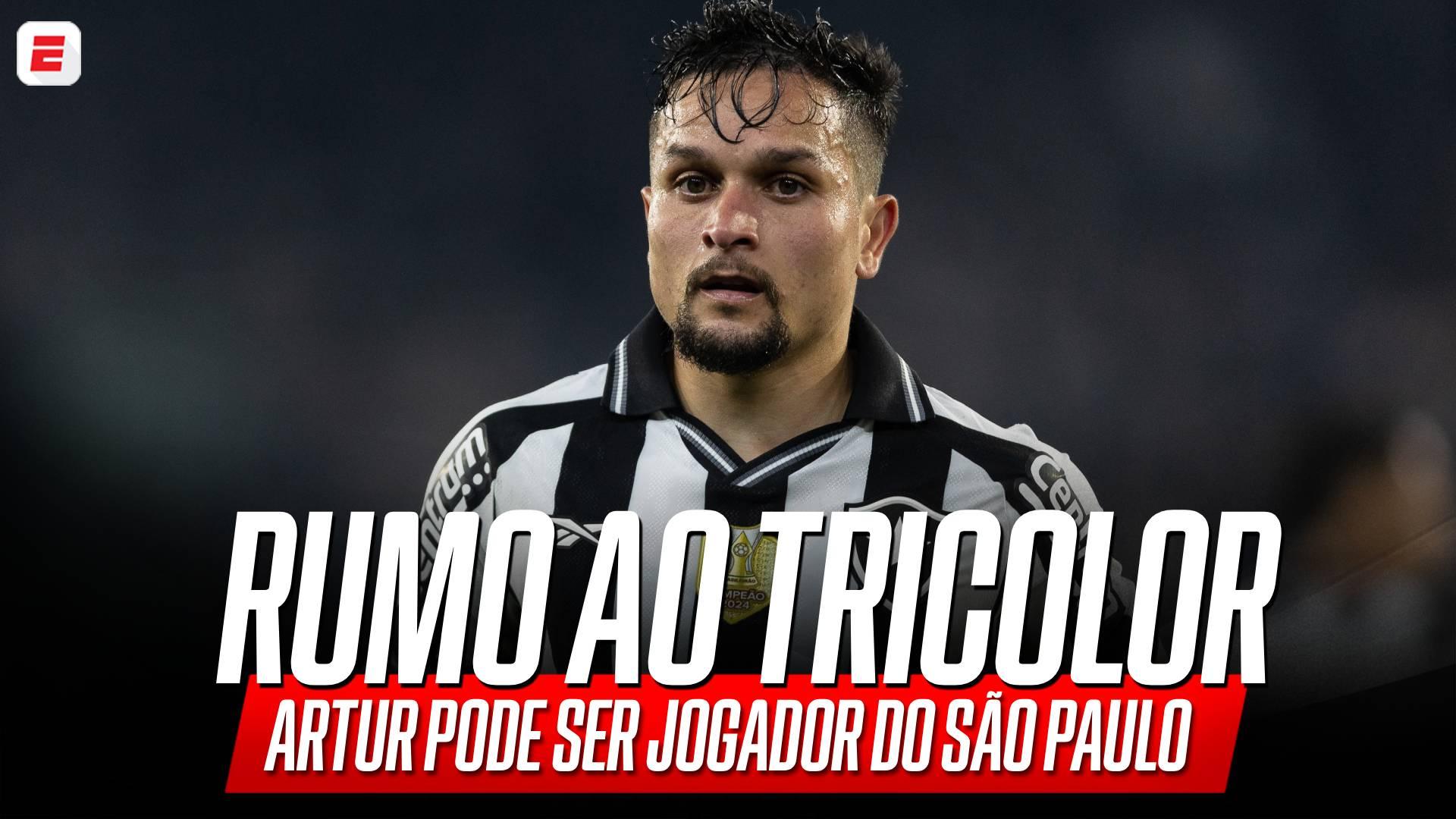 Artur a caminho do São Paulo? André Hernan traz detalhes de negociação por camisa 7 do Botafogo