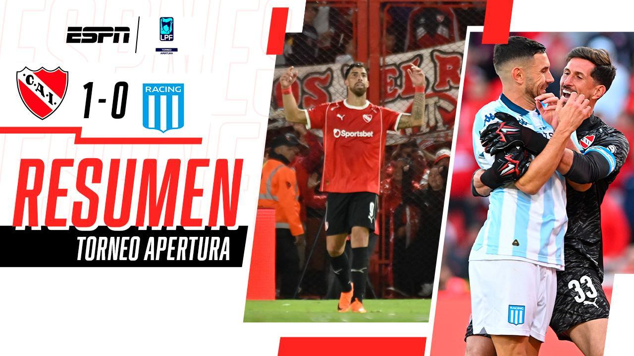 En un clásico de Avellaneda repleto de emociones, Independiente le ganó en el final a Racing gracias a Ávalos