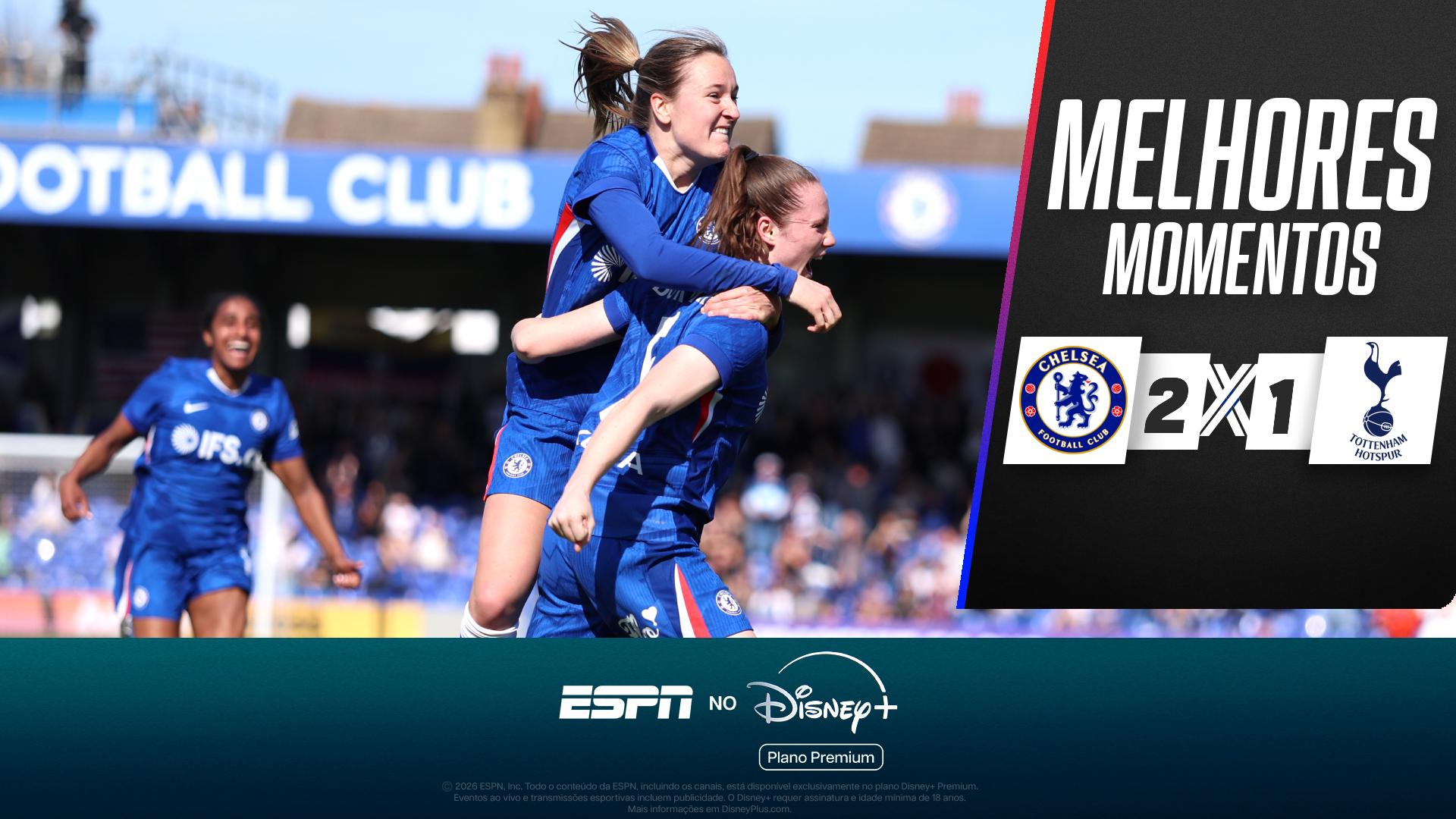 Zagueira acerta chutaço e classifica Chelsea para as semifinais da Copa da Inglaterra feminina; VEJA os melhores momentos