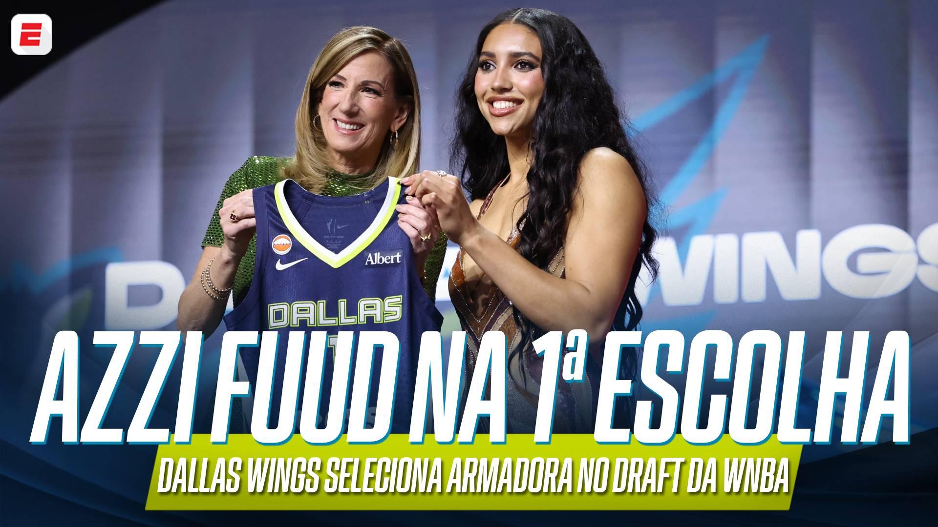 Dallas Wings seleciona armadora Azza Fudd na primeira escolha do Draft da WNBA; VEJA