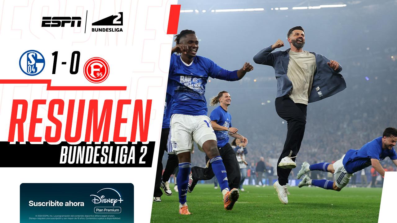 ¡Schalke ganó y ascendió a la Bundesliga!