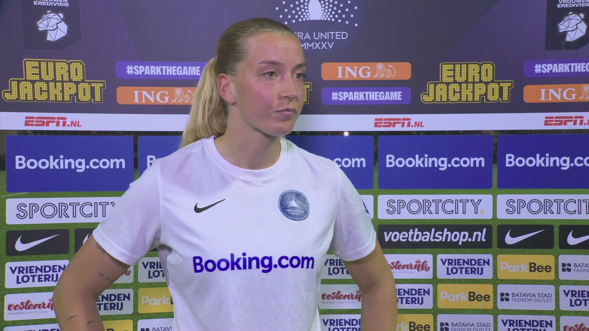Interviews na de wedstrijd HERA United (V)  - PEC Zwolle (V)
