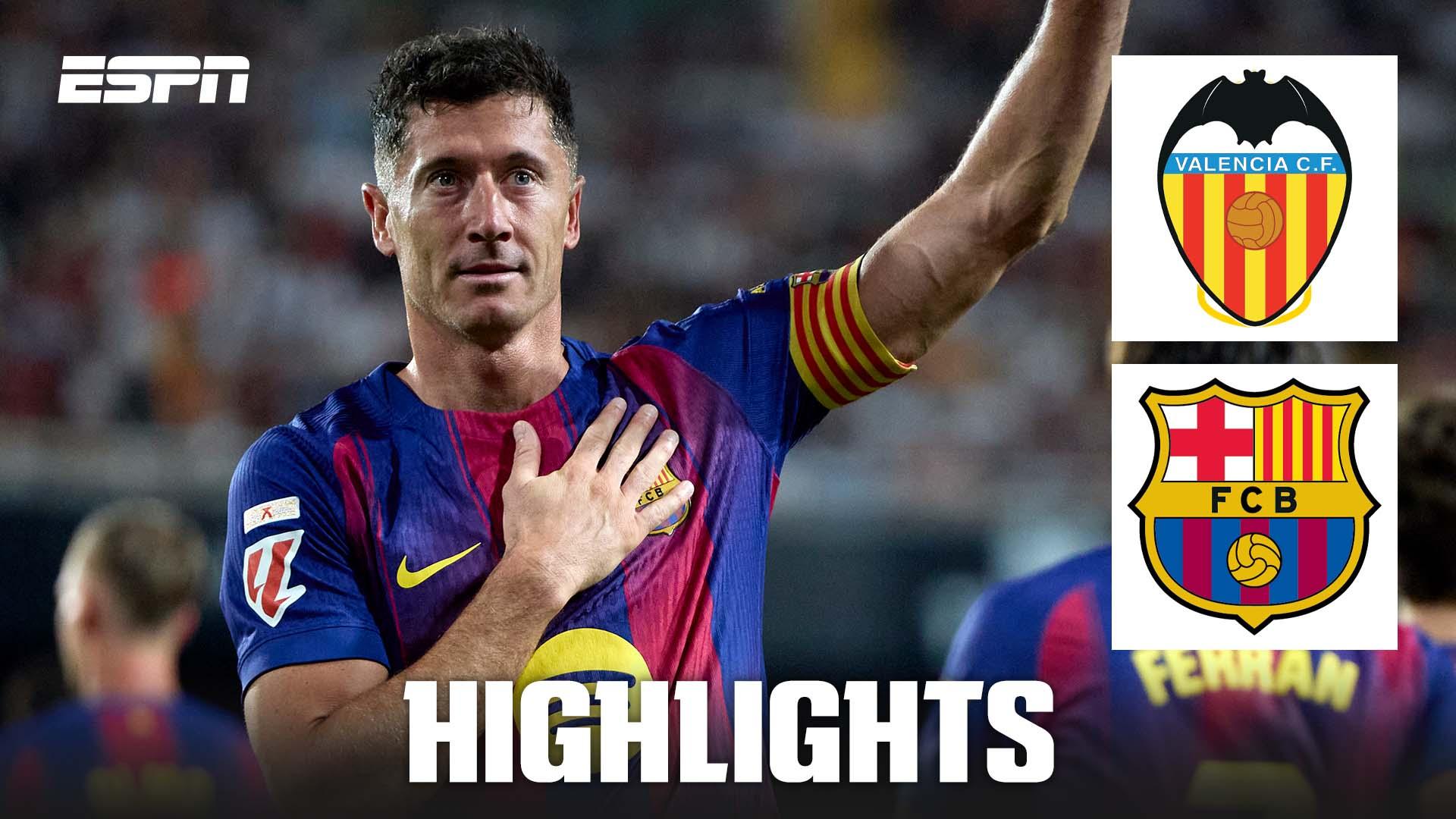 Lewandowski signs off with a goal as Barcelona end with Valencia defeat