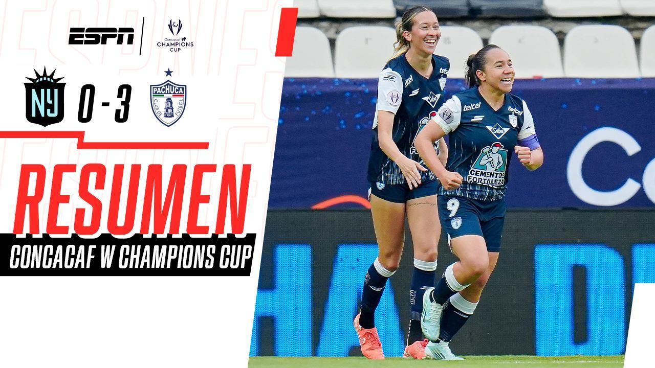 Pachuca firma el tercer lugar de Concacaf W Champions Cup con goleada