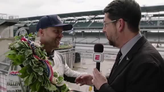 Indy 500 winner Felix Rosenqvist: 'It was the gnarliest last lap ever'