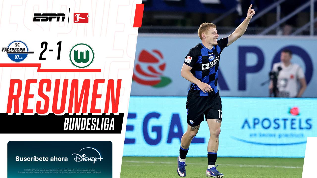 ¡Paderborn subió a la Bundesliga y provocó el descenso del Wolfsburgo!