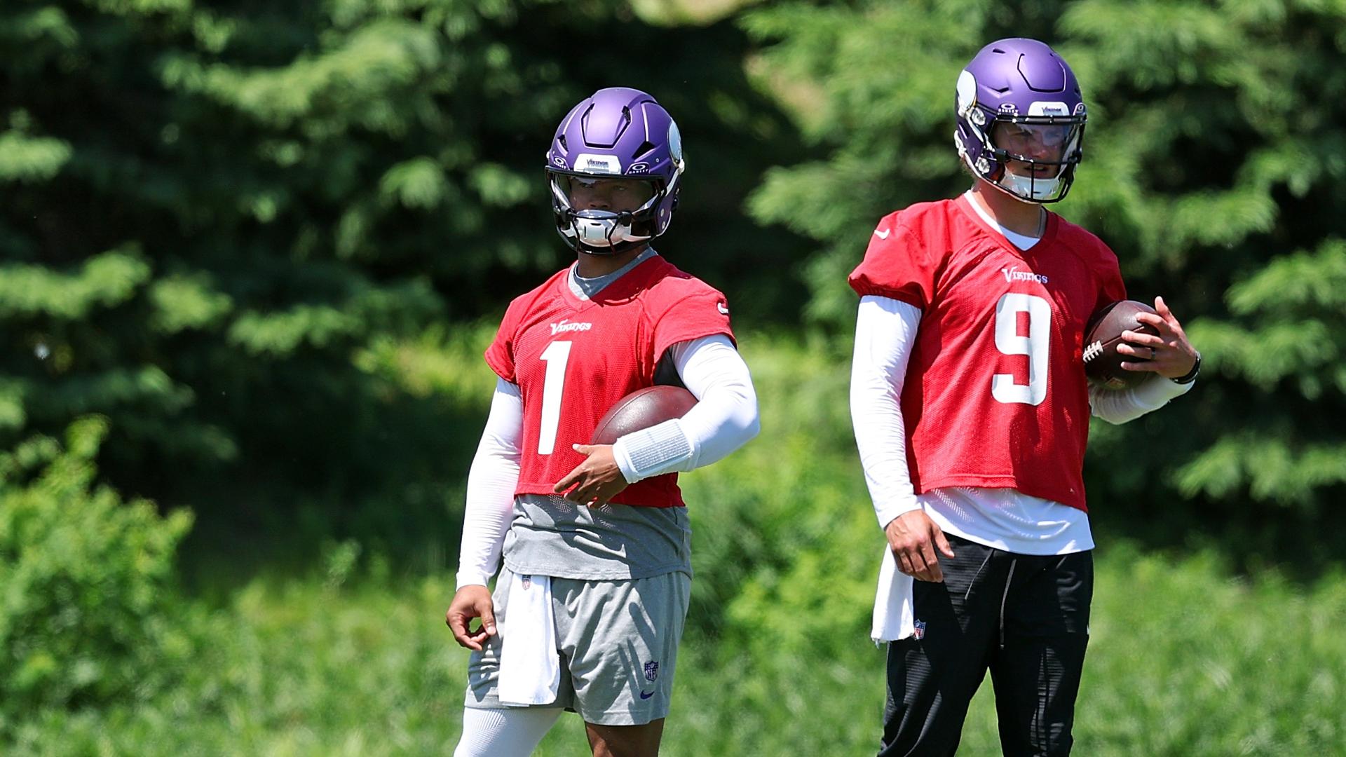 J.J. McCarthy reflects on Vikings QB battle with Kyler Murray