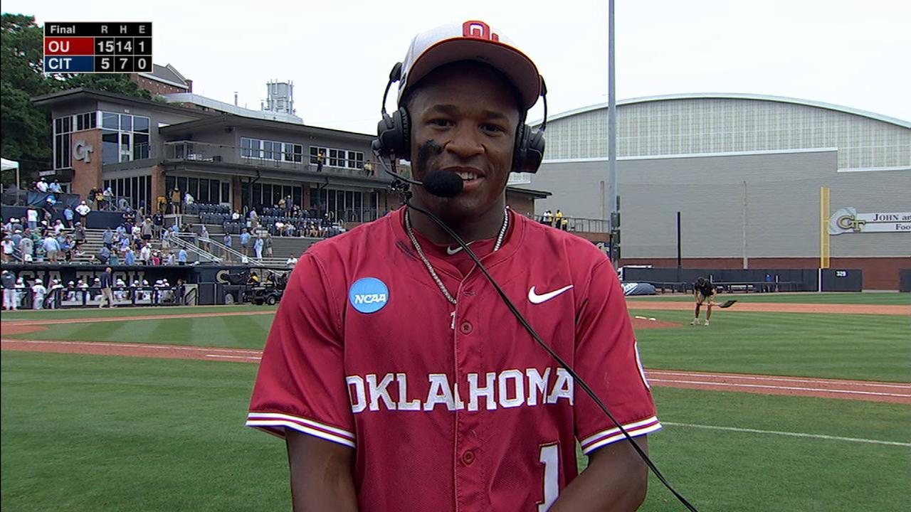 OU's Jason Walk details early momentum rush after leadoff HR vs