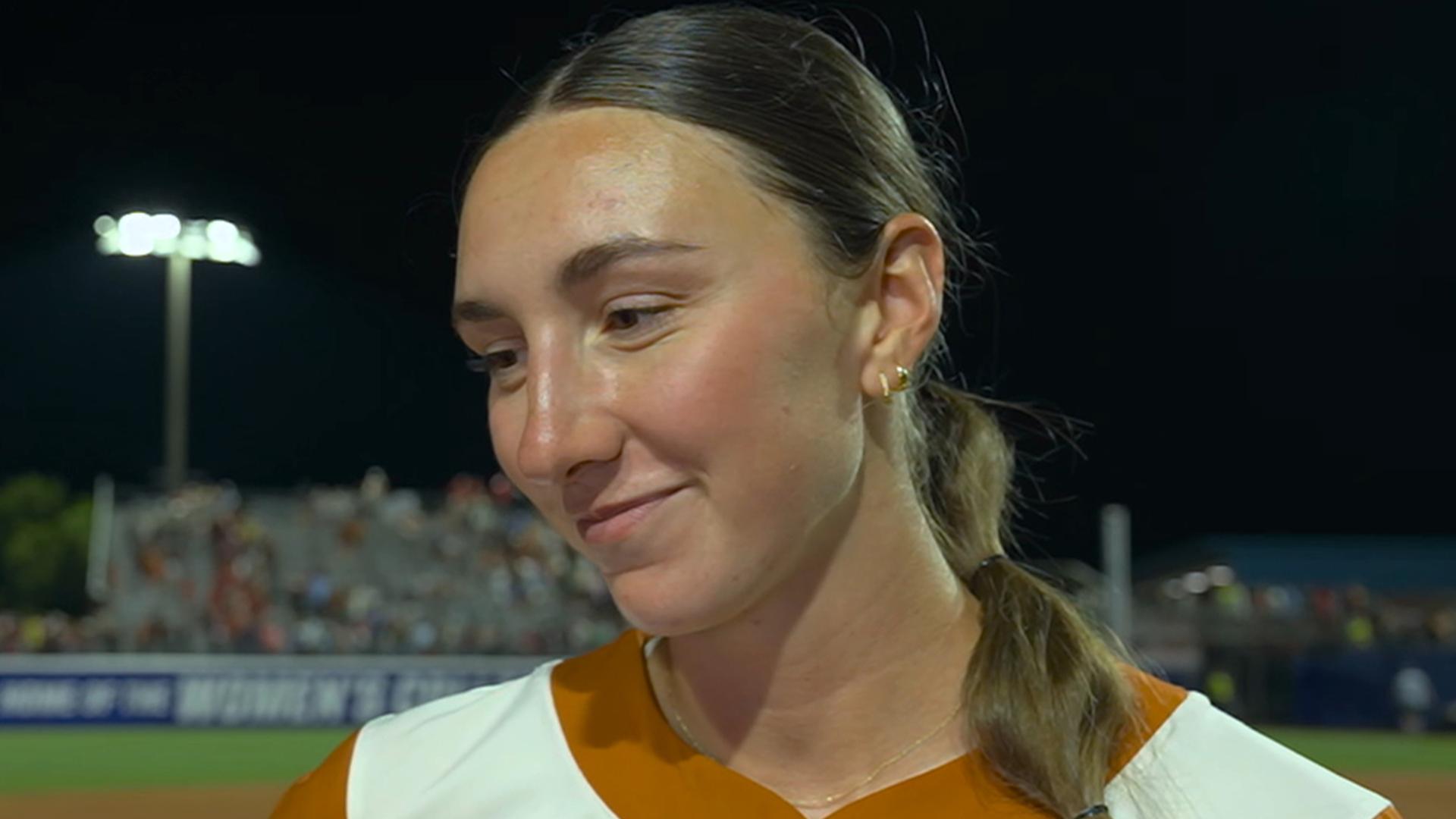 Texas' Teagan Kavan: 'I'm ready to do whatever my team needs'