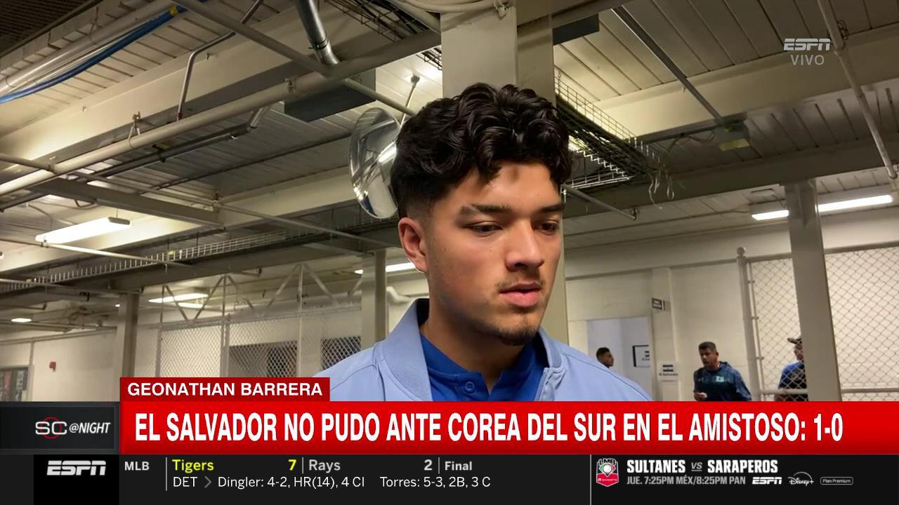 Geonathan Barrera: "No hay nada que reprochar, hicimos un buen partido"