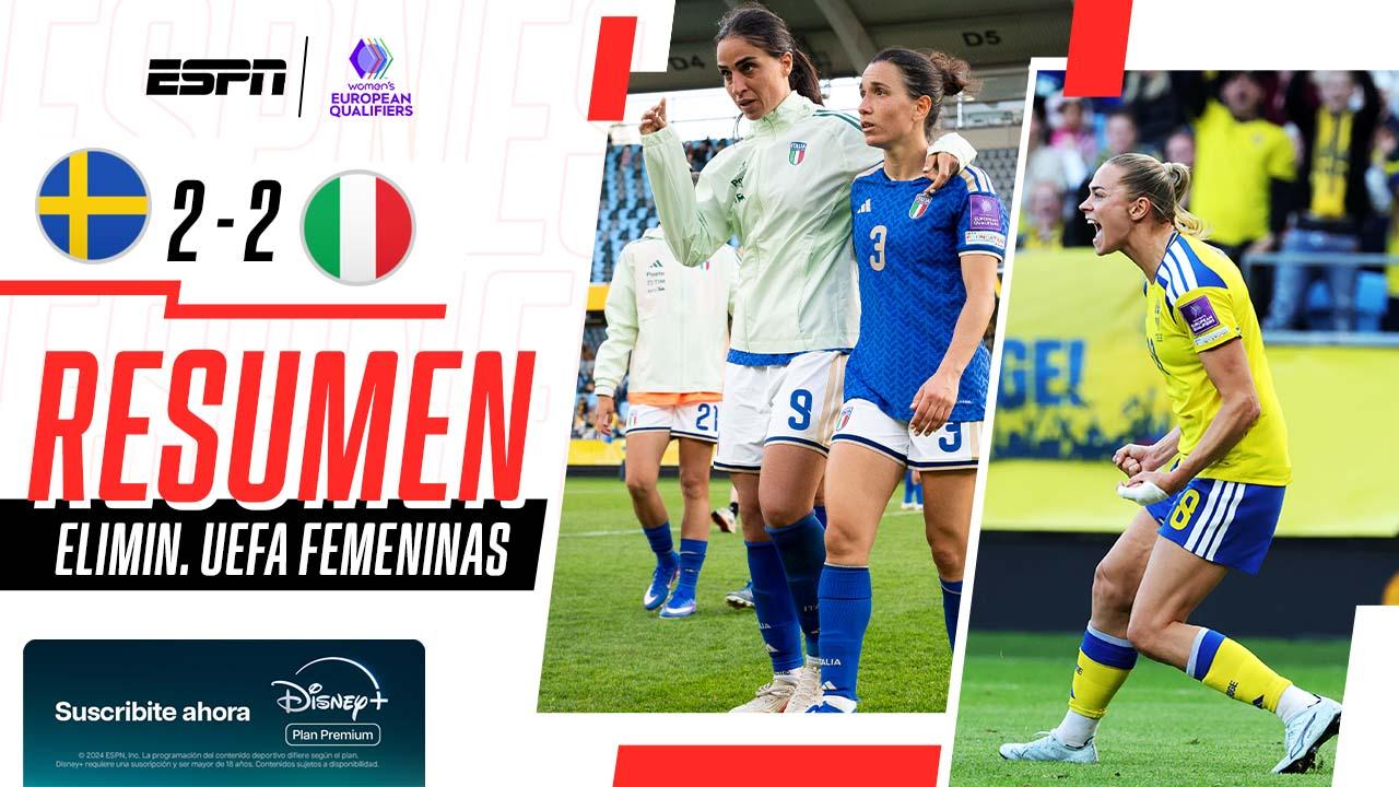 Italia y Suecia, a los Playoffs del Mundial Femenino tras repartir puntos
