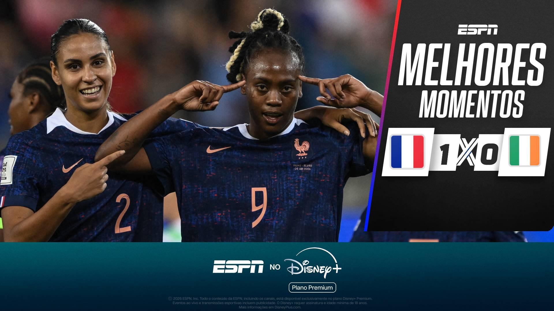 França vence a Irlanda pelas eliminatórias europeias para a Copa do Mundo feminina; VEJA os melhores momentos