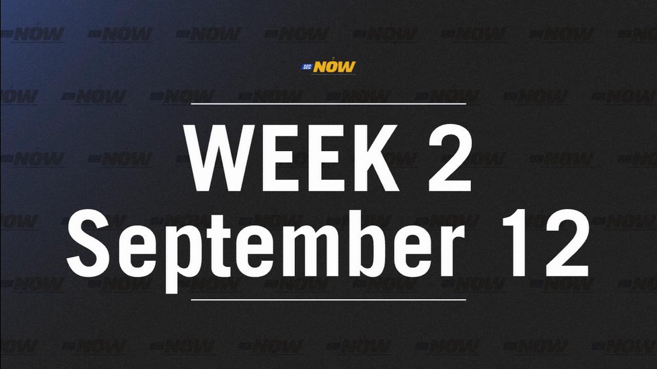 Week 2 features SEC vs. power conference opponents