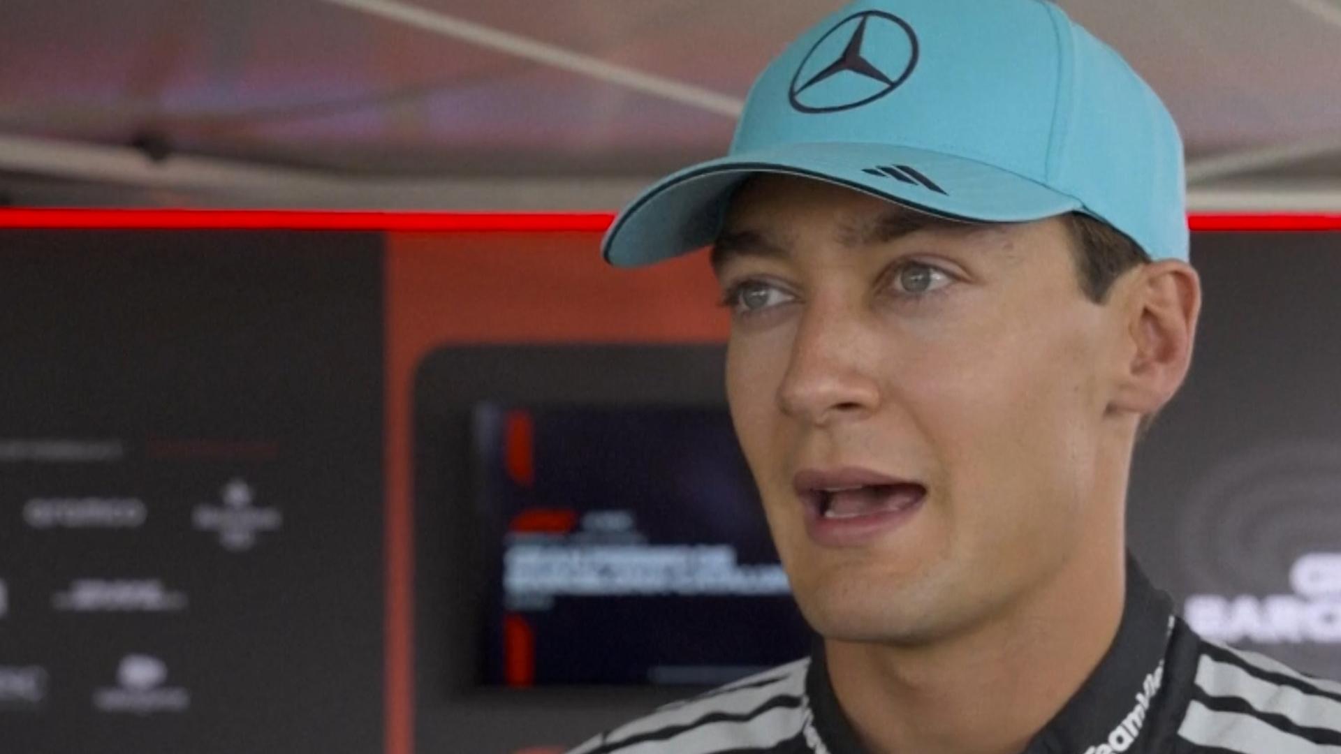 Russell feeling 'back at one with the car' after Barcelona pole