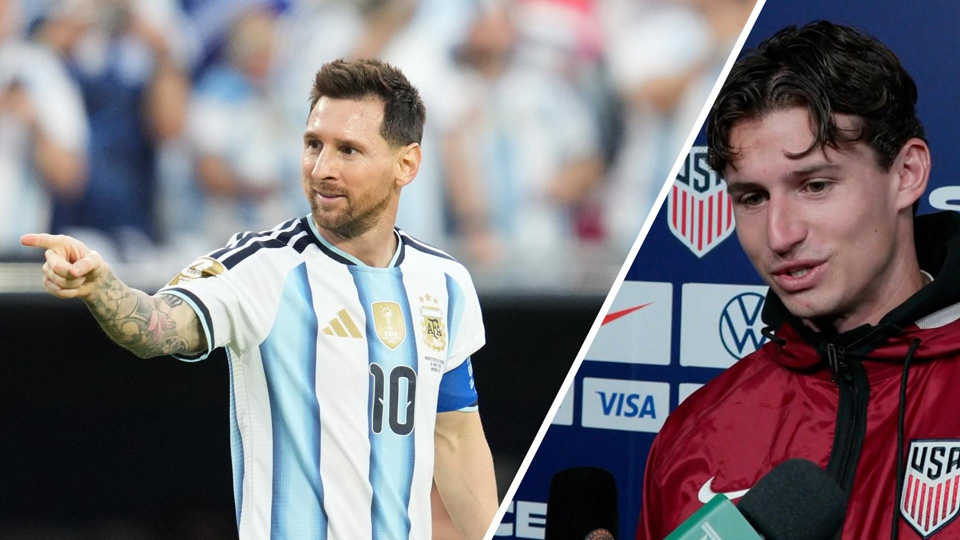 USMNT's Aaronson, Robinson say Messi's hat-trick 'not normal'